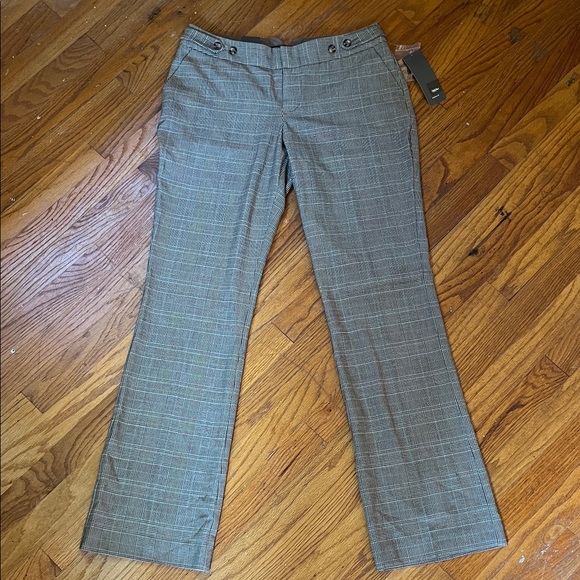 Stylish Plaid Women's Trousers - Picture 1 of 5
